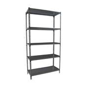 Étagère en métal anthracite 5 étagères charge 200 kgs dim.2000x1200x500mm sans vis