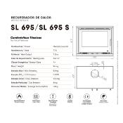 Insert cheminée bois PORTIMAO-SL-695-S, ventilation , 7.3Kw