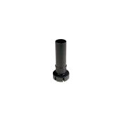 Kit pieds Vérins Bone base carrée meubles haut. 100mm réglable 98-140mm plastique Noir
