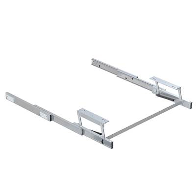 Coulisses table extensible relevable Oplà  Top alu. Acier inox anodisé