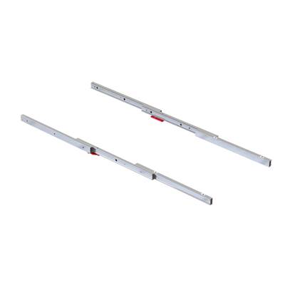 Coulisses table rallonge Coktail Reverse H35 alu. Inox anodisé