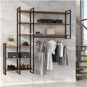 Jeu Lader Shelf Frame Set height 1790mm Acier Painted noir