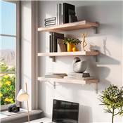 Plateaux étagères 600x200 Finition chêne Bois
