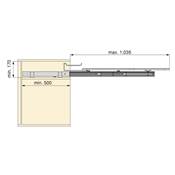 Planche repasser pliante planche repasser coulissante meubles. Modèle Iron Alu alu. Anthracite