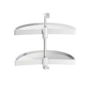 Jeu de plateaux Shelvo 1/2 lune étagère pivotante cuisine