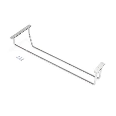 Porte-verres meubles Supra 1 rangée long. 340mm Acier Chromé