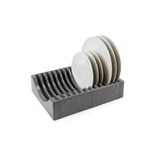 Kit rangement assiettes 13 assiettes maximum plastique Anthracite