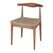 Lot 2 chaises bois style mid century beige pistache