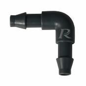 Coude cannelé pour tuyau diamètre 6mm par 10