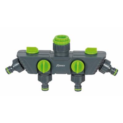 Nez de robinet bimatière 4 circuits