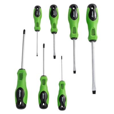 Lot de 7 tournevis soft touch 4 plats 3 Phillips
