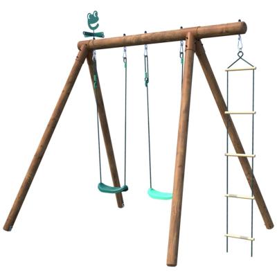 TONKA portique, balançoire avec échelle pour enfant,  Dim.2,42 x 1,66 x H. 1,95 m