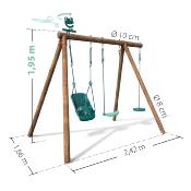 Portique en bois pour enfants TIAGO