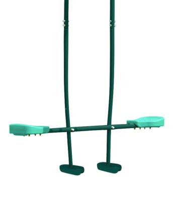 Balançoire vis-à-vis métallique pour portiques,  Dim.H.222cm, âges 3 à 12 ans