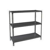 Étagère en métal anthracite 3 étagères 200 kgs dim.900x1200x300mm sans vis