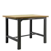 Établi métal anthracite mdf capacité charge 600 kgs dim.865x1200x750mm à visser