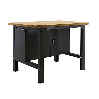 Établi métal anthracite mdf capacité charge 600 kgs dim.865x1200x750mm à visser