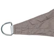 Voile d'ombrage triangulaire taupe 160g/m2 dim.5x5x5m