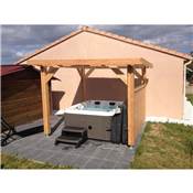 Abri, carport Toit Plat, Bois DOUGLAS Français