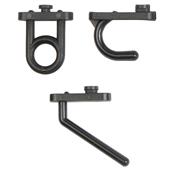 Lot de 30 crochets pour panneau mural porte-outils