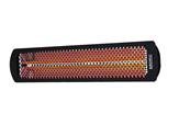 Chauffage infrarouge fixe 2000 w 6m2 noir