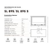 Insert cheminée bois PORTIMAO-SL-895-S, ventilation , 9Kw