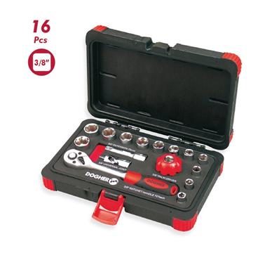 Coffret à douilles hexagonales 16 pièces