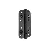 Lot 5 charnières porte sécurité 150x80mm anti-dégondage bords arrondis Acier Noir