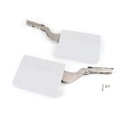 Jeu compas portes relevables Agile 3200 - 9000 acier plastique blanc