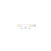 Lot 7 passe-câbles circulaires diam. 80mm encastrer Zamak Chromé,
