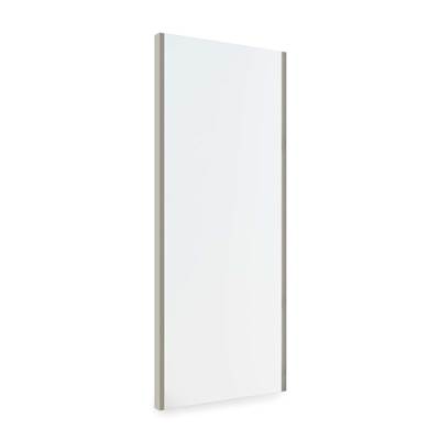 Miroir extractible l'intérieur l'armoire gris pierre Acier plastique Verre
