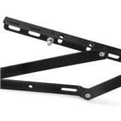 Jeu ensemble levage lits ouverture latérale lits 90 cm Acier noir
