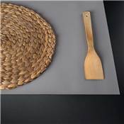 Tapis antidérapant tiroir strié long. 2000x48cm plastique gris