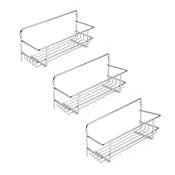 Lot 3 supports épices meubles cuisine Supra Acier Chrome