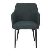 Lot 2 chaises tapissées style contemporain vert