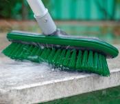 Balai de lavage extensible avec brosse dure et brosse souple
