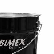 Seau à cendres 18 litres en métal peint poêle cheminée barbecue