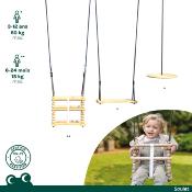Portique en bois pour enfants ULYSSE,  Dim.240x207x224cm, âges 3 à 12 ans
