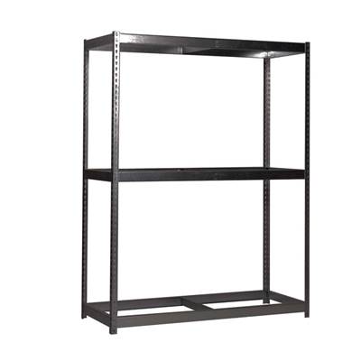 Rayonnage en métal anthracite 3 étagères 600 kgs dim.2000x1500x900mm sans vis