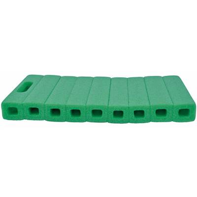 Coussin agenouilloir jardinier 41x20x4.5cm vert