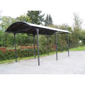 Carport Aluminium pour camionnette, camping-car, caravane et bateau surface extérieure 27,51 m2