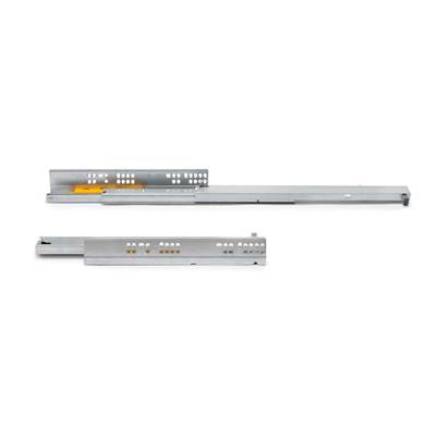 Jeu coulisses invisibles Silver coulisse sortie totale push prof. 450mm Acier Zingué