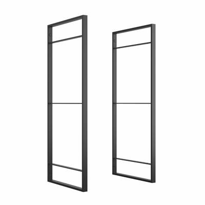 Jeu Lader Cadre d'étagère haut. 830mm Acier noir