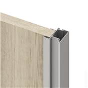 Kit quincaillerie armoire 2 portes couli. f. souple Placard 74 poignée Sharp ép. 16mm mat