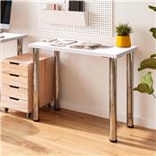 Plateaux table 900x500 blanc Bois