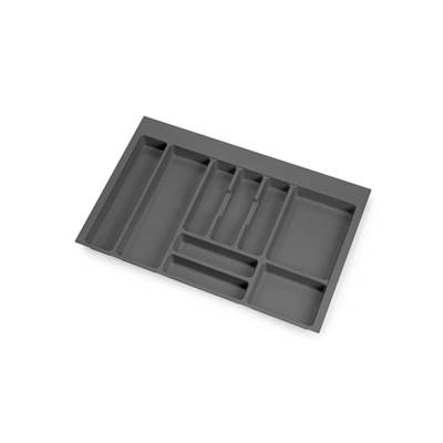 Range-couverts Optima tiroir universel mod. 800mm plastique Anthracite