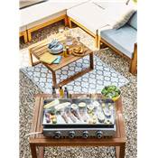 Plancha Silvia II G 4 Feux Inox Plaque Inox