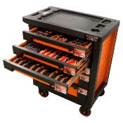 Servante d'atelier 6 tiroirs quipe avec 9 modules