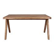 Table de salle à manger bois style méditerranéen 148cm