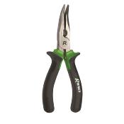 Pince bec long coudée 160 mm acier forgé chromé vanadium